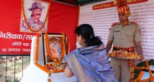 कीर्ति चक्र से सम्मानित शहीद भूपाल सिंह मेहता को उनके बलिदान दिवस पर किया गया याद, परिजनों को किया सम्मानित