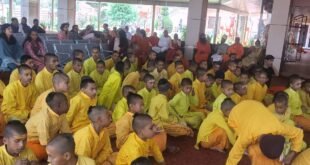 श्री कल्याणिका वेद वेदांग संस्कृत विद्यापीठ में धूमधाम से मनाया प्रवेशोत्सव