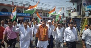 तिरंगा यात्रा निकाल ऑपरेशन सिंदूर की सफलता का मना जश्न