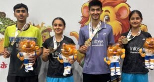 खेलो इंडिया यूथ गेम्स:: बैडमिंटन में उत्तराखंड को 2 स्वर्ण और एक रजत पदक, अल्मोड़ा की सगी बहनों की जोड़ी ने जीता गोल्ड