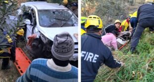 Almora-(big breaking):: नंदादेवी निवासी युवक की कार खाई में गिरी, रातभर कार में ही फंसा रहा युवक, पढ़ें पूरी खबर